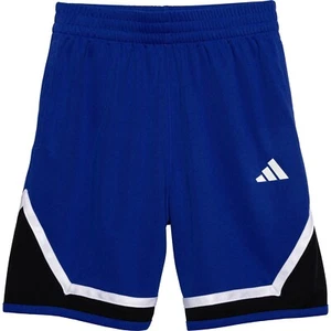 ADIDAS BOYS SHORTS - 243 LEGENDS PRO BLUE SZ XLARGE 18 20 - SOCCER BASKETBALL - Picture 1 of 2