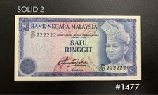 Malaysia - 4th $1 SOLID 2 | UNC