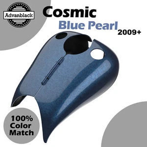 Cubierta de tanque estirada azul perla cósmica para Harley Advanblack Touring 09+ - Imagen 1 de 7
