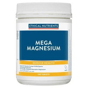 Ethical Nutrients Mega Magnesium muscle Health Energy Production 240 Tablets - Picture 1 of 4