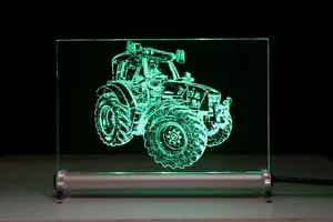 LED illuminated sign engraved is Deutz Fahr 5130 TTV tractor front loader - Picture 1 of 1