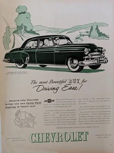 Vintage Chevrolet print ad. The most beautiful buy for driving ease. - Bild 1 von 1