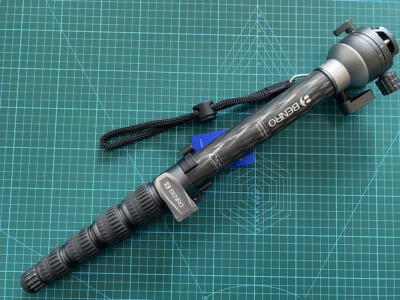 Benro Monopod MSDPL46C CN SupaDupa Carbon Fiber with Leveling Pan Head (62") - Image 1 of 4