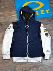 Mens Parajumpers Maritime White Hooded Heavy Jacket with Rain Vest Size XXL - Picture 1 of 20