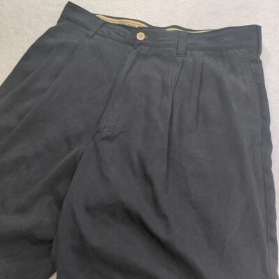 Pantalones cortos de seda plisados Jamaica Jaxx para hombre talla 32 S3 Foto 1 de 4
