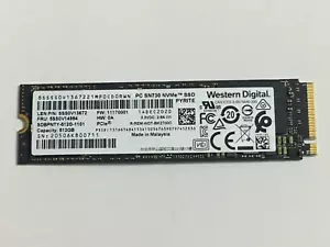 Western Digital PC SN730 SDBPNTY-512G-1101 512GB SSD M.2 2280 NVMe PCIe 3.0 x4 - Picture 1 of 6