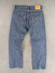 Jean Baggy Levi's 501 Homme W34 L34 Bleu Stonewash Relaxed Streetwear - Imagen 1 de 14