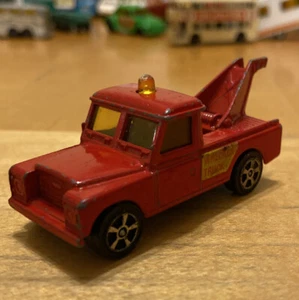 Vintage Corgi Juniors Land Rover Tow Truck Rare Original Old Car Free Shipping + - Picture 1 of 7