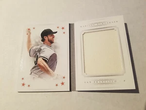 2016 National Treasures Madison Bumgarner #SBM-MB Jumbo Jersey Book Card 5/99 - Picture 1 of 2