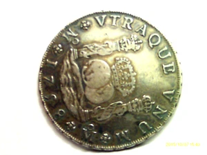 1758 Mexican Pillar Dollar 8 Reales Silver Coin (8R) - Picture 1 of 6
