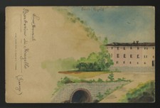 cartolina BARBERINO DI MUGELLO-SALETTO dip. a mano