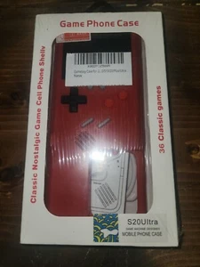 Coque téléphone jeu vidéo jouable pour Samsung S20 Ultra rouge - Photo 1 sur 3