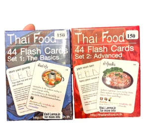 Thai Food Flash Cards Set 1 And Set 2 - Picture 1 of 8