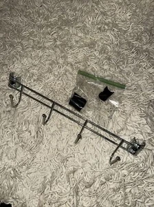 NSF Metal Shelving Unit Hooks for belts, purses, etc., 18" Long 4 Hooks - Picture 1 of 7