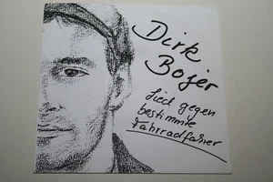 Dirk Boyer - Lied gegen bestimmte Fahrradfahrer - 7" Privatpressung - Imagen 1 de 3