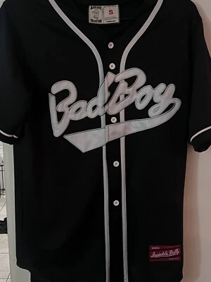 L Bad Boy Collection Biggie #72 Baseball Jersey Hip Hop Invisible Bully Small - Image 1 of 4