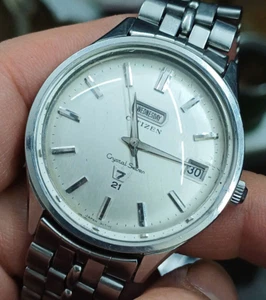 Citizen Crystal Star Seven 21J Automatic Silver Dial (1257) - Picture 1 of 13