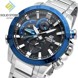 CASIO EDIFICE EQB-800DB-1AJF Race Lap Chronograph Bluetooth Solar Watch 49.2mm - Picture 1 of 20