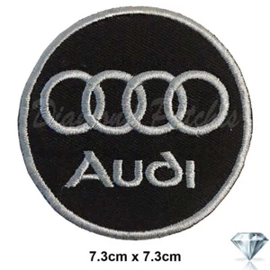 Audi embroidery patch iron sew on car Fuel oil racing fashion badge - Picture 1 of 2