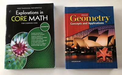 Geometry Resource Bundle, 3D Geometric Shapes, Textbook and Common Core Workbook - Image 1 of 4