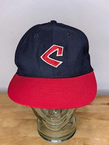 Vintage 70er Cleveland Indians Gr. 7 Mütze Cap Retro 70s Crooked C 100% Wolle RAR - Bild 1 von 6