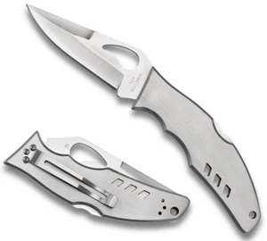 Spyderco Byrd Flight Stahlgriff einfache Kante BY05P - Bild 1 von 1