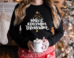 Christmas Sweatshirt, Holiday Gift, Christmas Tree Sweatshirt - Picture 1 of 1