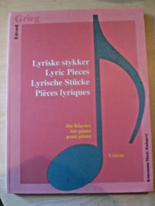 alte Noten Edvard Grieg Lyrische Stücke für Klavier Könemann Budapest Urtext - Bild 1 von 5