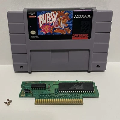 Bubsy - Claws Encounters of the Furred Kind (Super Nintendo, 1993) OEM / Tested! - Image 1 of 4