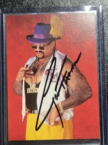 1999 Comic Images WWF Smackdown Wrestling Godfather Pack Pulled Autograph card - Picture 1 of 3