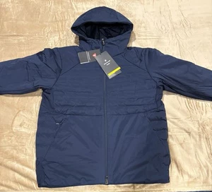 Lululemon Men’s Down For It All Hoodie Mid-Warmth Coat LM4AMVS TRNV True Navy M - Picture 1 of 8