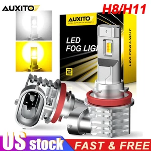 Switchback LED Fog Light Bulb H11 H8 H16 20W Yellow 3000K White 6000K Dual Color - Picture 1 of 13