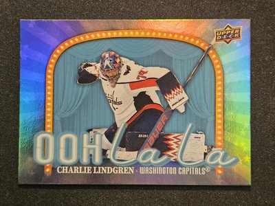 24-25 Upper Deck Charlie Lindgren Ooh La La 💥💥💥 Washington Capitals  - Image 1 of 2
