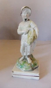 C.18th Pearlware Figure of Summer: 20 cm high: A/F - Picture 1 of 13