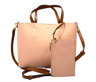 Oroton Liberty Mini Bolso de Mano Bandolera Cartera Rosa Cuero Saffiano COMO NUEVO Foto 1 de 4