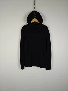 Allsaints Hoodie Small Logo Pullover Black size M - Picture 1 of 9