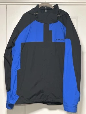 Spyder, Men’s Ski/Snowboard Winter Jacket, Blue & Black, Size XXL - Image 1 of 4