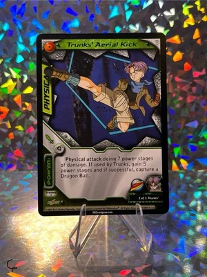 Dragon Ball Z CCG Trunks Aerial Kick Preview 1 DBGT Kid Buu Saga LE Common - LP - Image 1 of 2