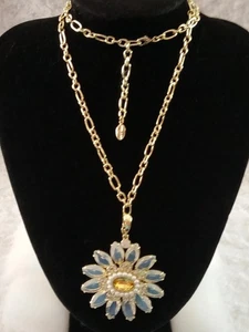 Heidi Daus "In Vogue" (weißer Opal) abnehmbarer Verstärker/Halskette (Orig. 99 $.)-LETZTE 1! - Bild 1 von 18