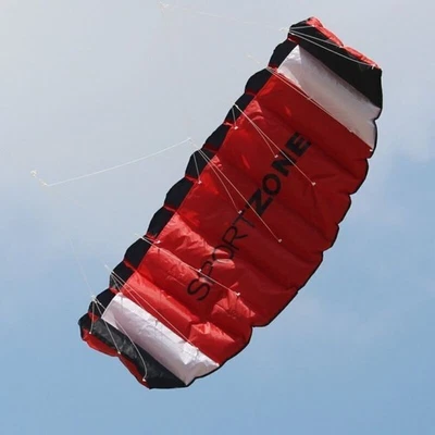 1.8m Lenkdrachen Zweileiner Drachen Lenkmatte Kite Powerkite mit 30m Schnur - Bild 1 von 4
