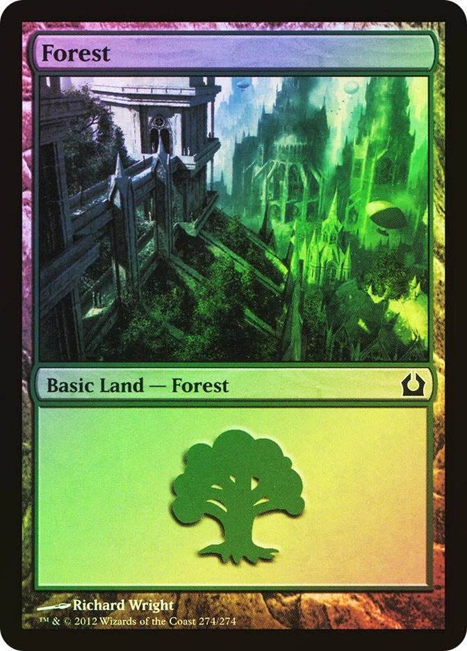 MTG FOIL Forest (#274) - Return to Ravnica #274 - Image 1 of 1