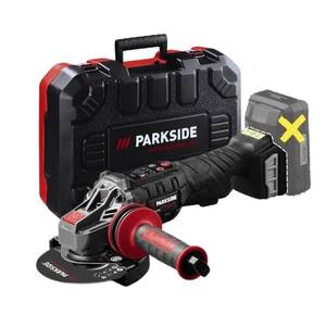 Smerigliatrice Angolare a Batteria Parkside Performance X20v PWSAP 20 Li F6 20 V - Foto 1 di 15