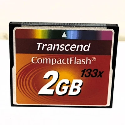 Transcend TS2GCF133 2GB 133x CF Compact Flash Memory Card - Image 1 of 4