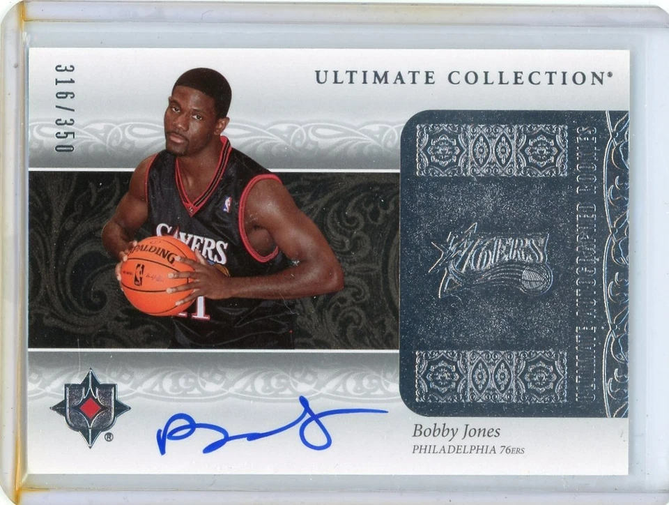 Ultimate Collection #183 2006-07 autógrafo de Bobby Jones RC #316/350 (76ERS) Foto 1 de 1