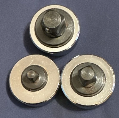 3PC Reversible Thumbwheel Ratchet Wrench Set Finger Palm, 1/4”, 3/8”, 1/2” - Image 1 of 2