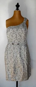 Moulinette Soeurs Anthropologie Größe 12 grau/silber Einschulterkleid Neu!!! - Bild 1 von 3