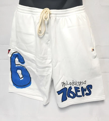 Mens After School Special Philadelphia Sixers 76'ers NBA White Athletic Shorts Cover