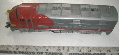 De colección O/O27 SANTA FE 1095 Diesel EMD F-3 Locomotora Motor Maniquí Unidad A Foto 1 de 4