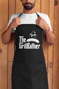 The Grillfather Schürze Grillschürze Kochschürze BBQ Grillen Apron Kochen Backen - Bild 1 von 16