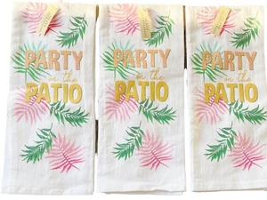 Party Terrasse Sommer Baumwolle Geschirrtücher 3er Set von Nicole - Bild 1 von 3